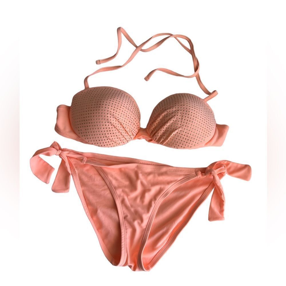 Tangerine sparkle bikini - Picture 1 of 5